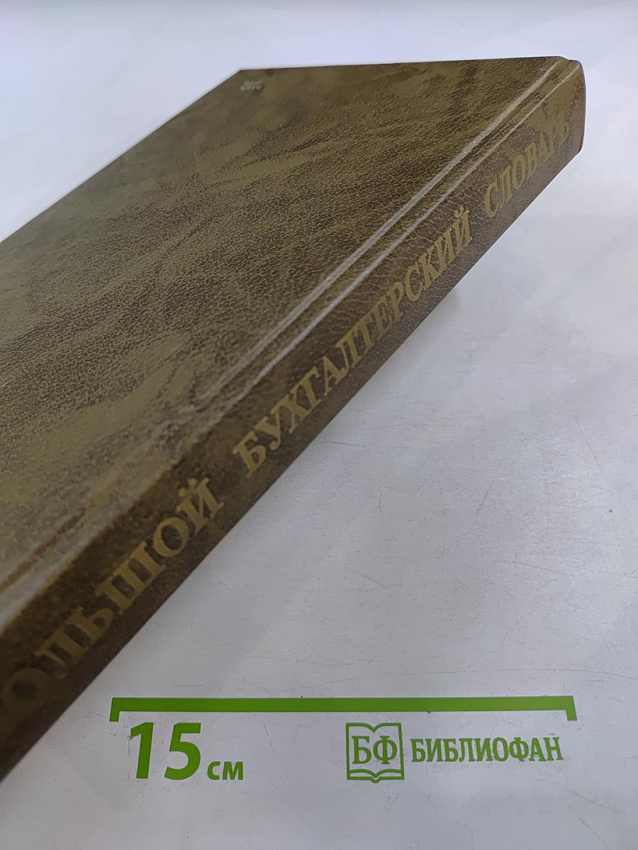 Большой бухгалтерский словарь