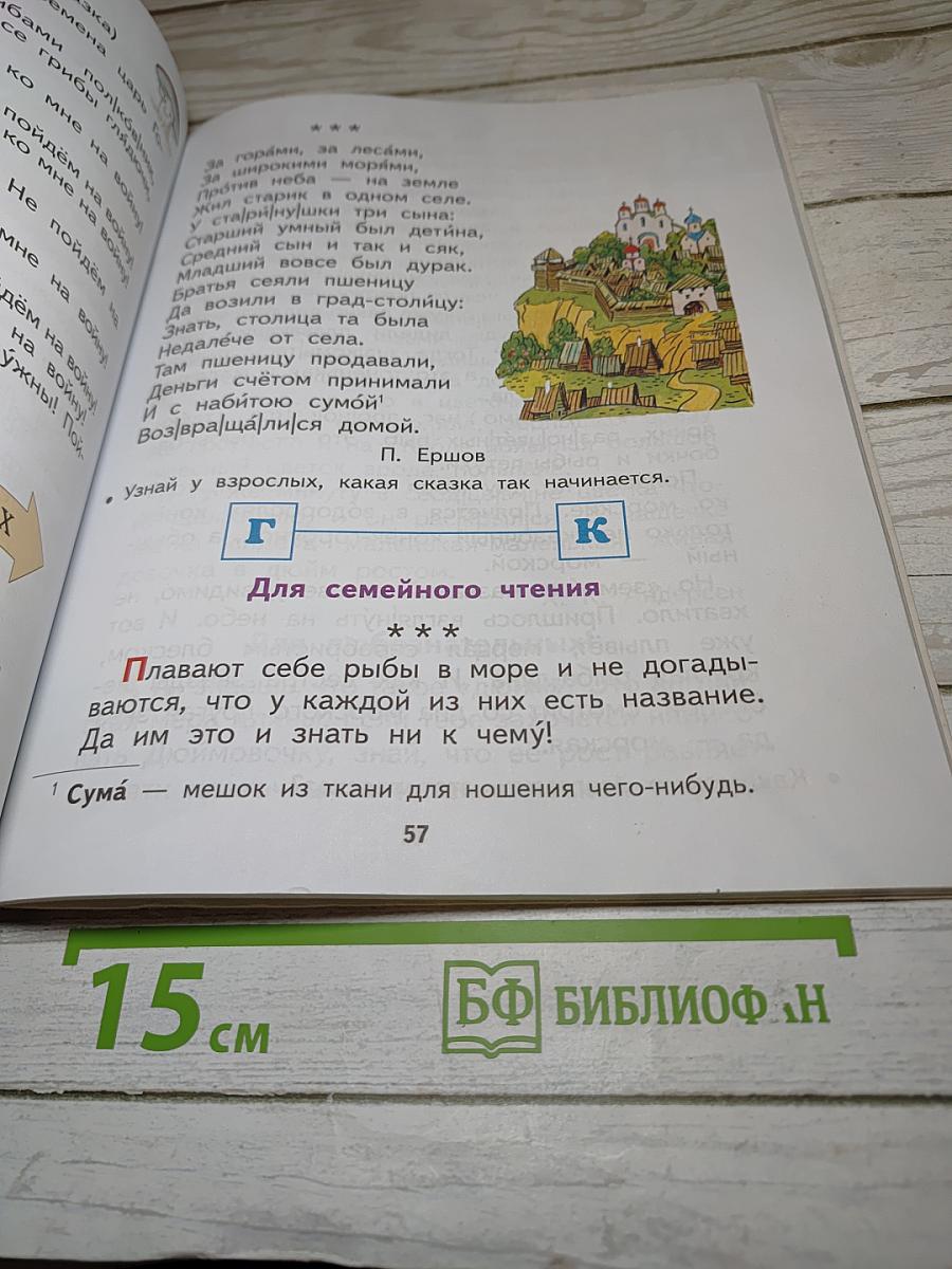 Спутник Букваря Учебное пособие для читающих детей 1 класс