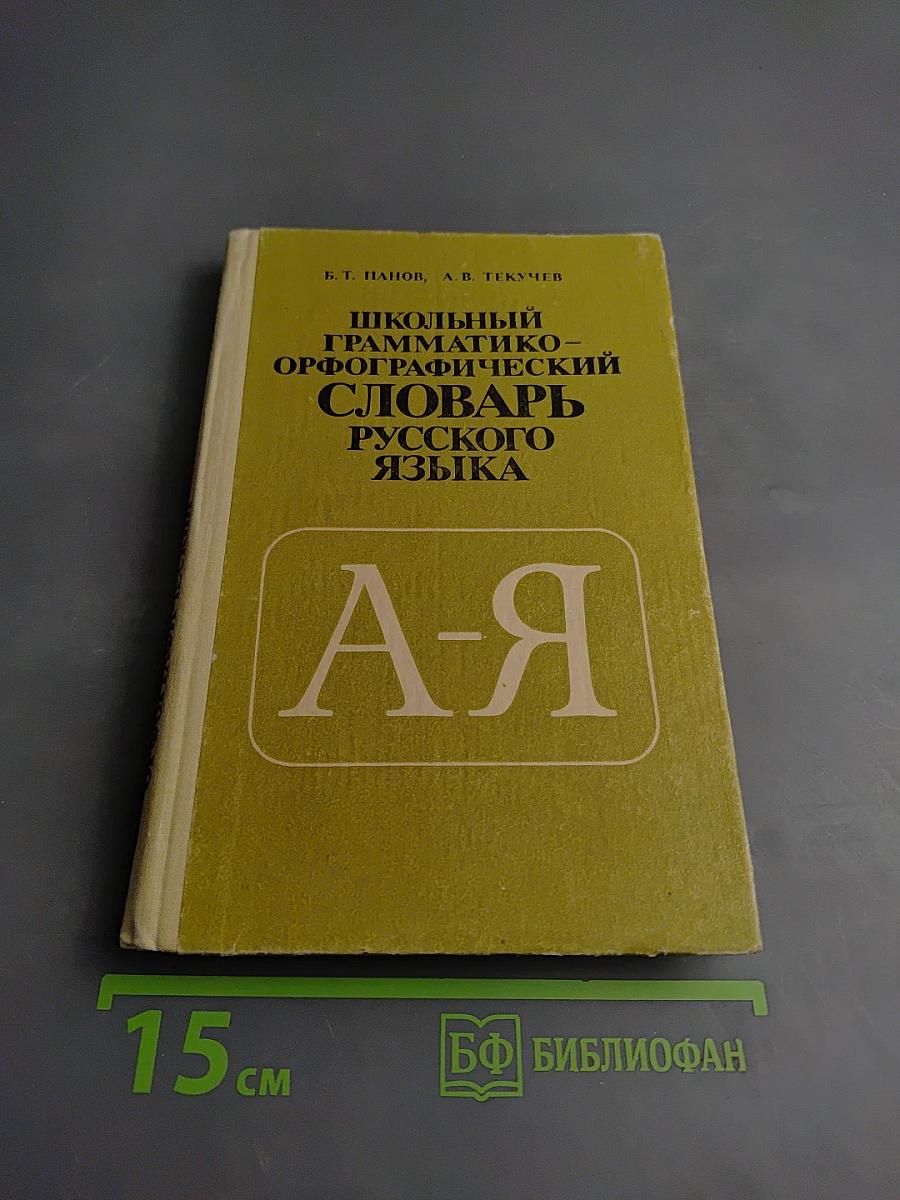 Школьный грамматико-орфографический словарь русского языка