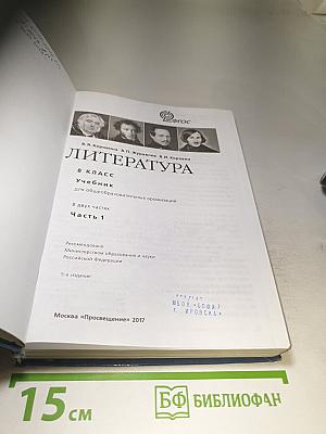 Литература. 8 класс. Часть 1