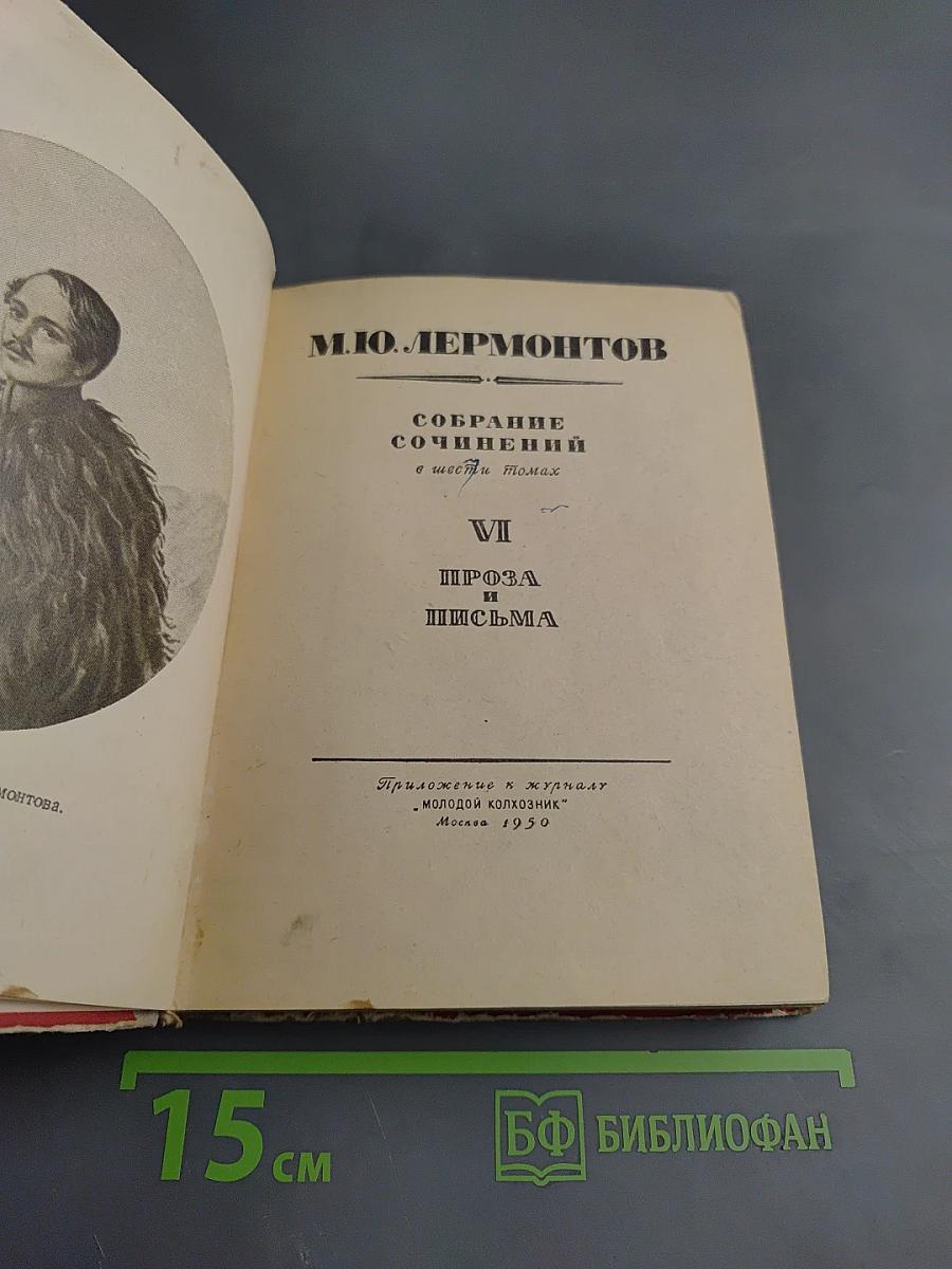 Собрание сочинений в шести томах. Том VI. Проза и письма