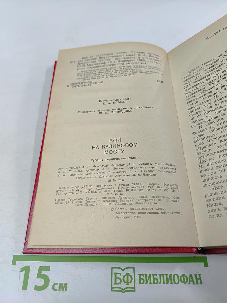 Бой на Калиновом мосту. Русские героические сказки