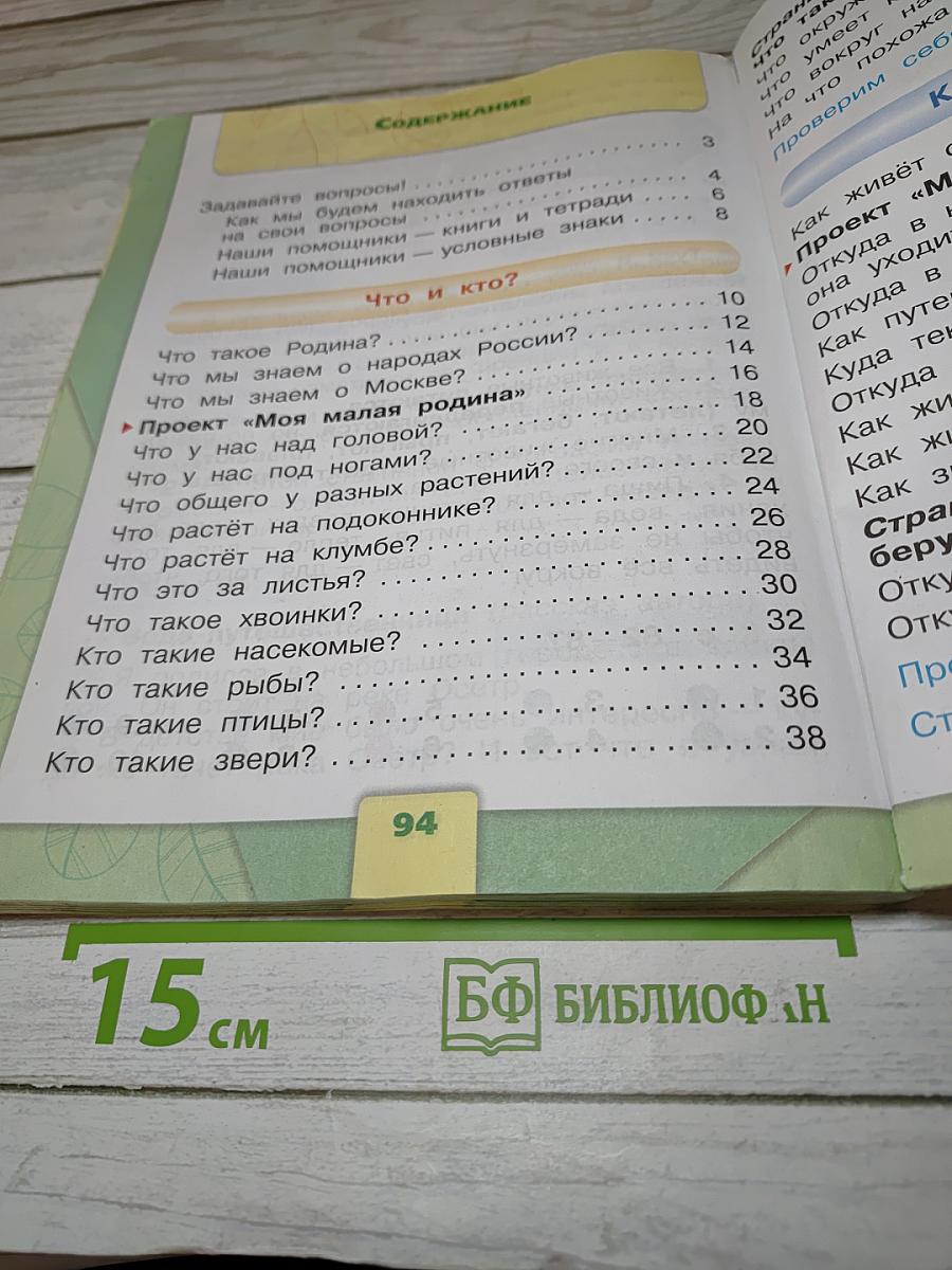 Окружающий мир, 1 класс, Часть 1