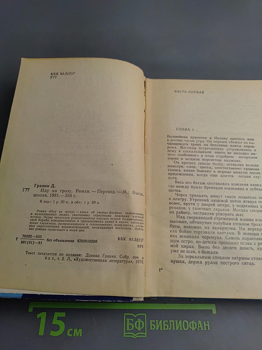 Иду на грозу