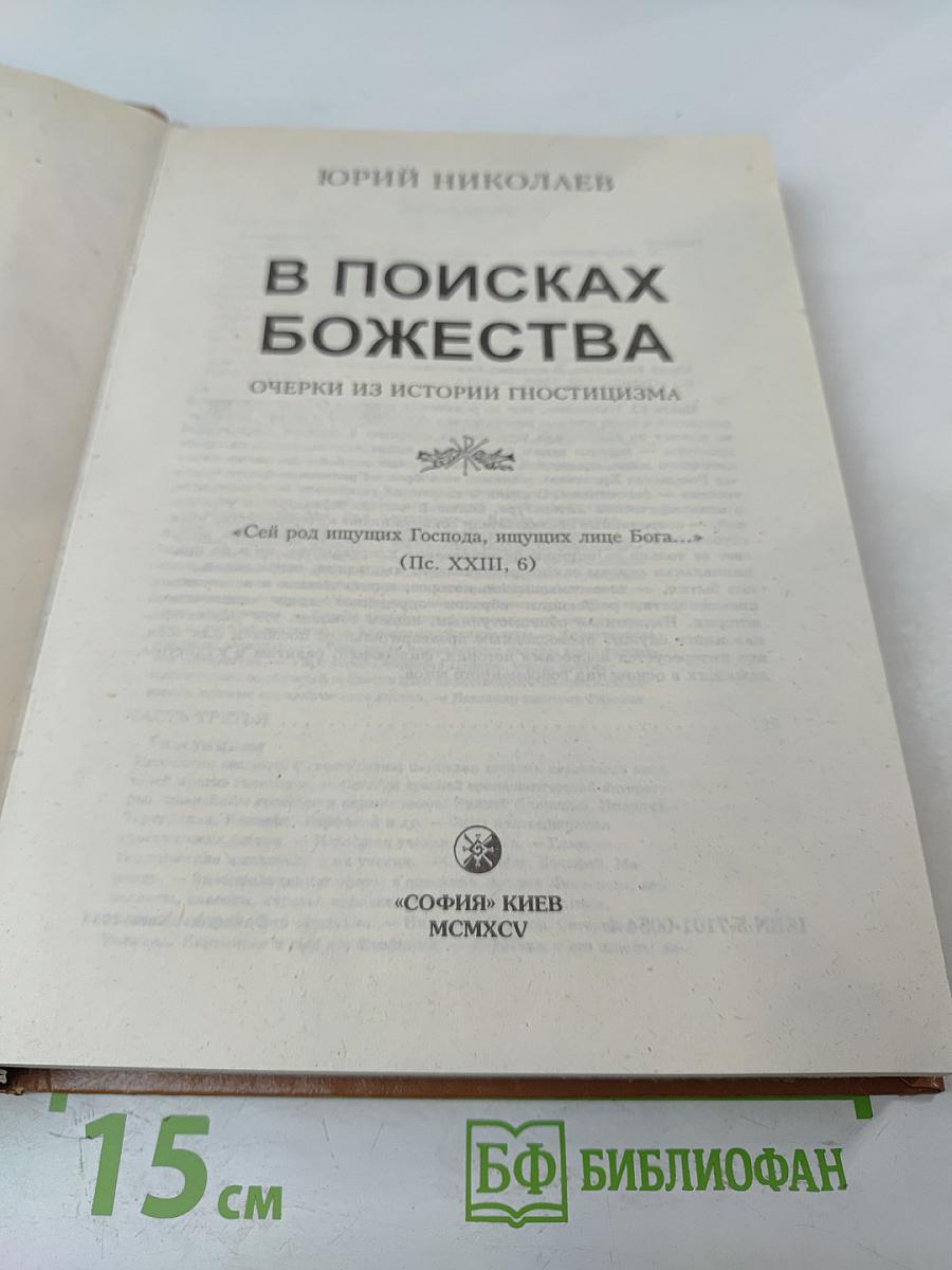 В поисках Божества. Очерки из истории гностицизма