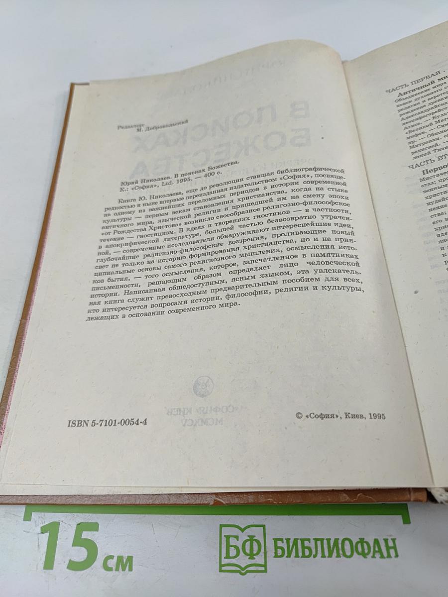В поисках Божества. Очерки из истории гностицизма