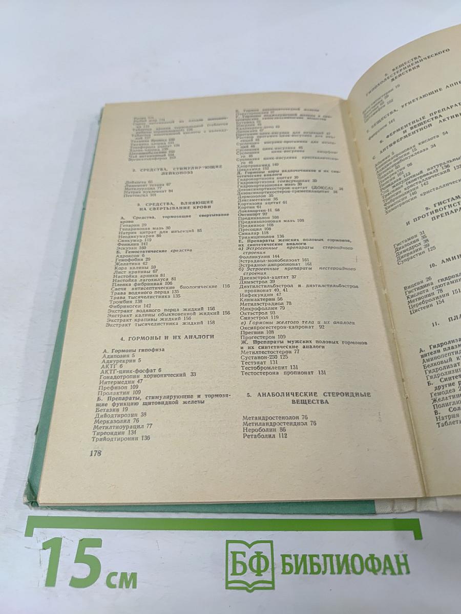 СПРАВОЧНИК ЛЕКАРСТВЕННЫХ ПРЕПАРАТОВ, рекомендованных для применения в СССР, выпускаемых отечественной промышленностью и закупаемых по импорту