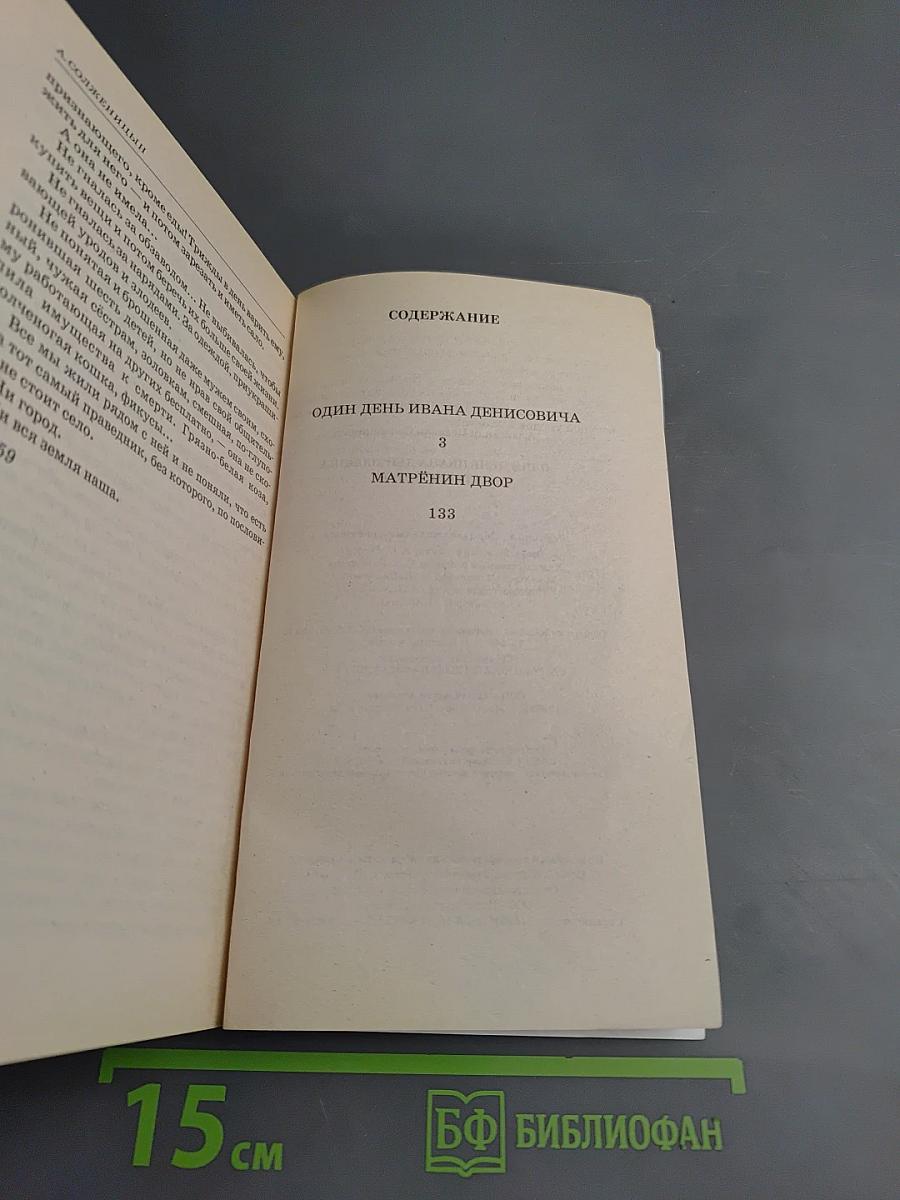 Один день Ивана Денисовича. Матрёнин двор