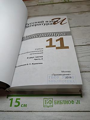 Литература, 11 класс, Базовый уровень, 2 часть