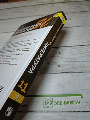 Литература, 11 класс, Базовый уровень, 2 часть