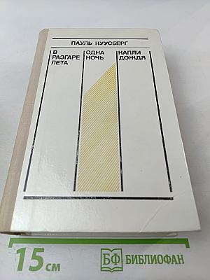 В разгаре лета. Одна ночь. Капли дождя