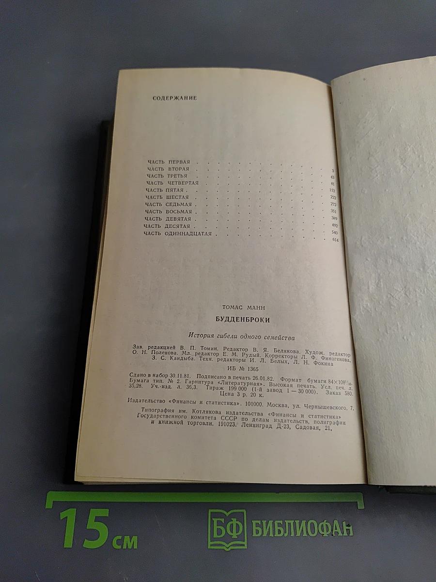 Будденброки. История гибели одного семейства
