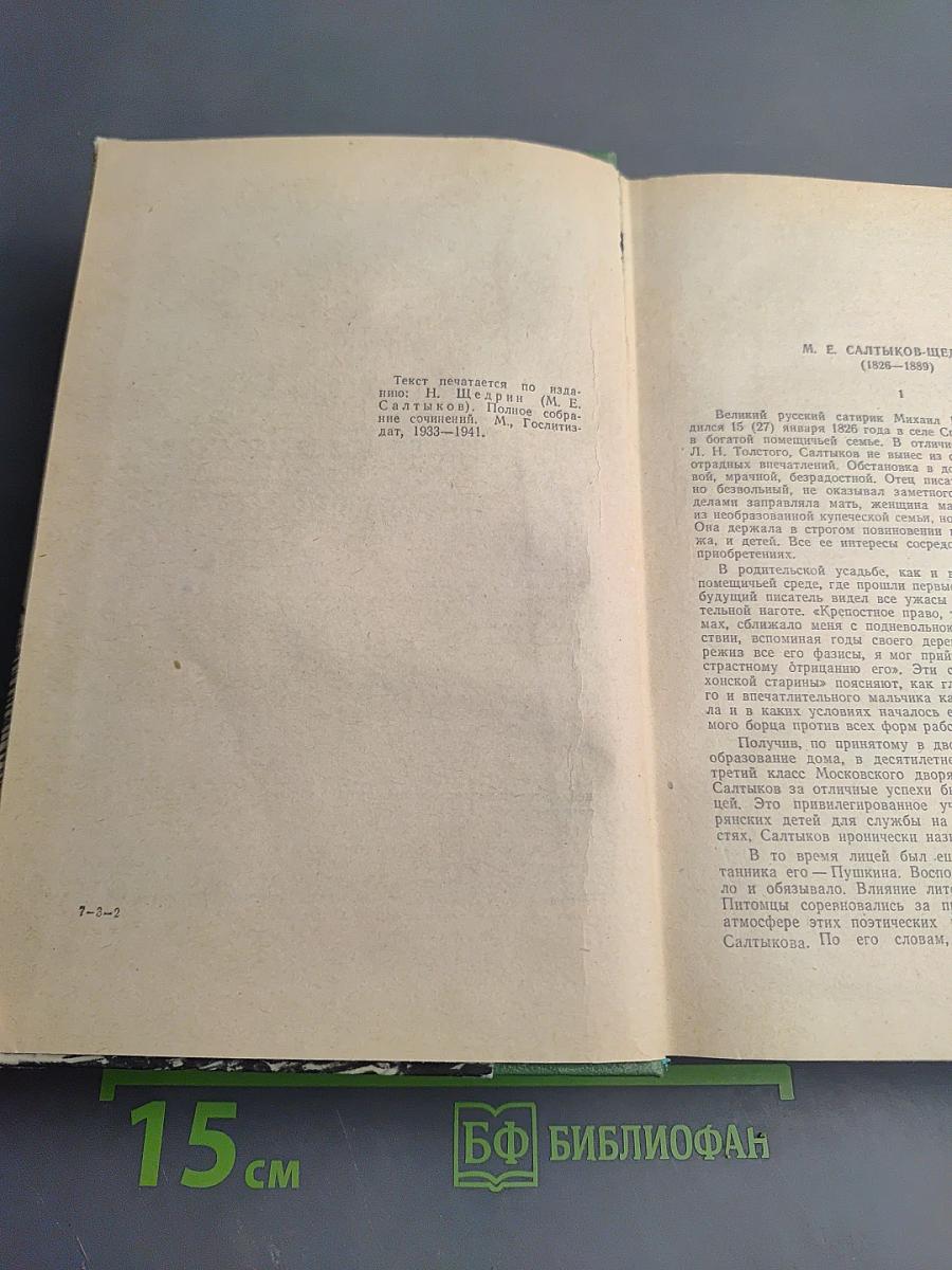 История одного города. Господа Головлевы. Сказки