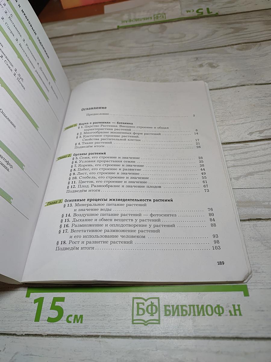 Биология 6 класс