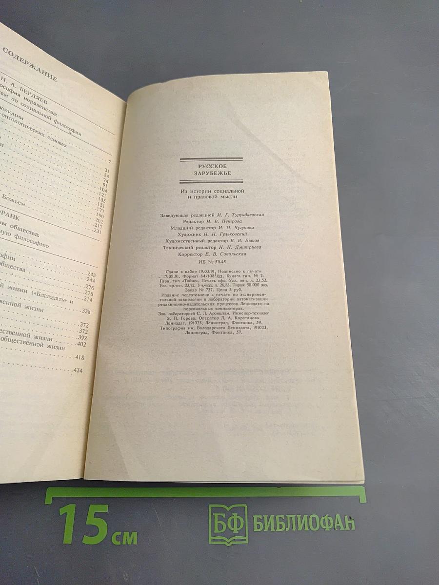 Русское Зарубежье: Из истории социальной и правовой мысли