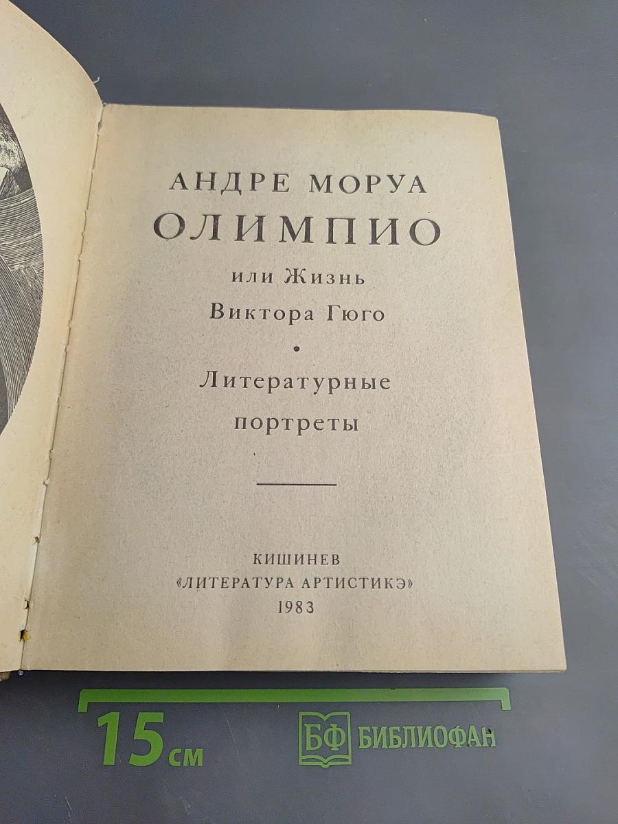 Олимпио или Жизнь Виктора Гюго Литературные портреты