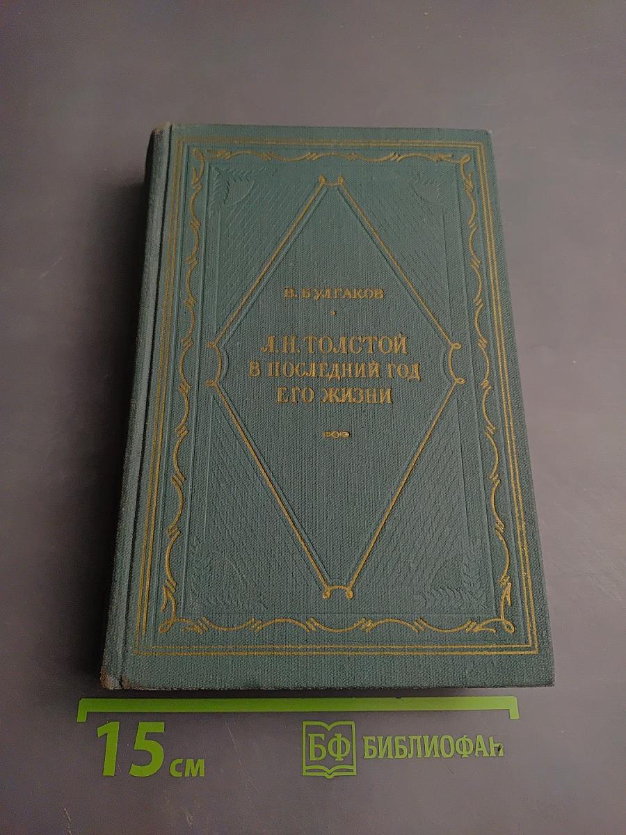 Л. Н. Толстой в последний год его жизни