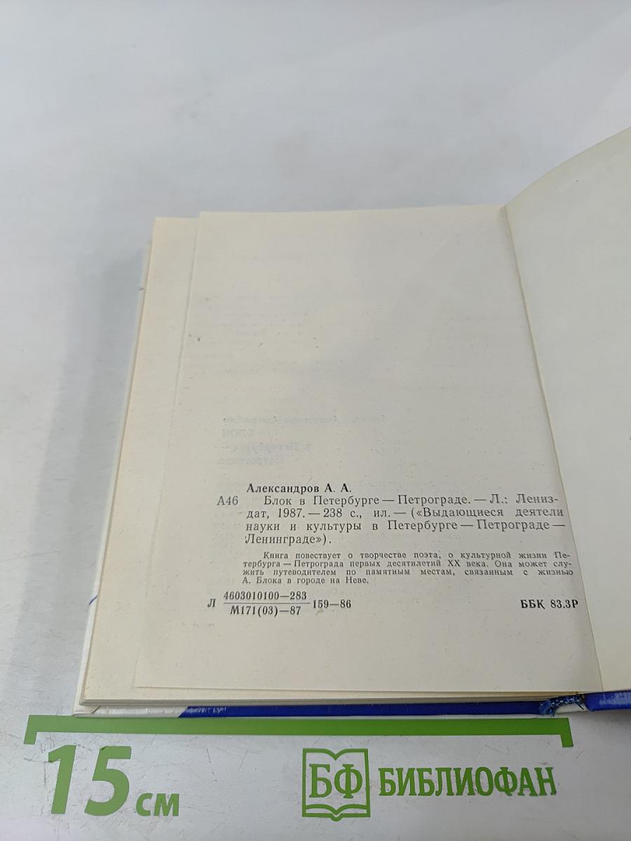 Блок в Петербурге - Петрограде