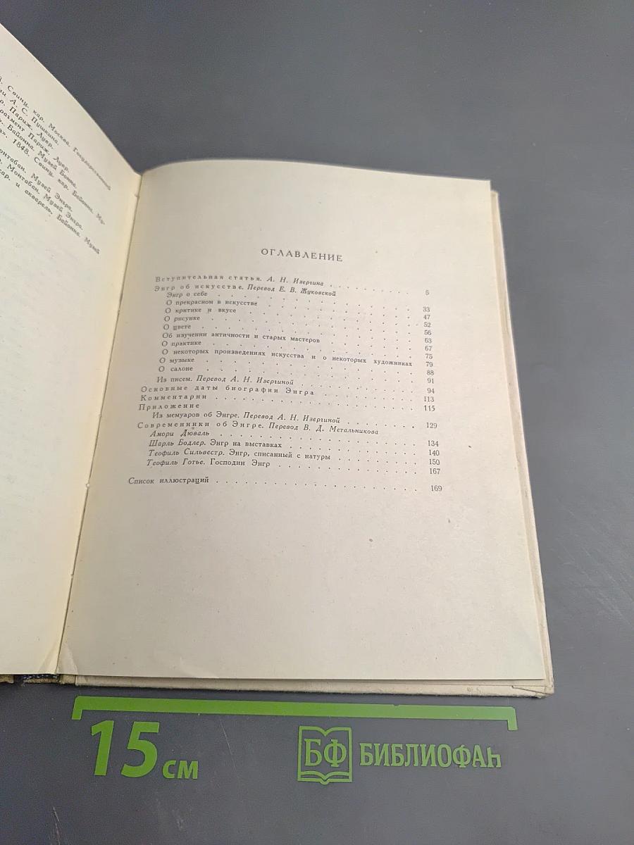 Энгр Об искусстве