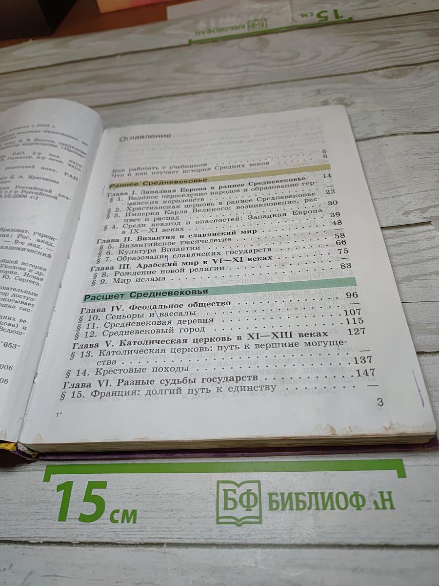 История Средних веков 6 класс