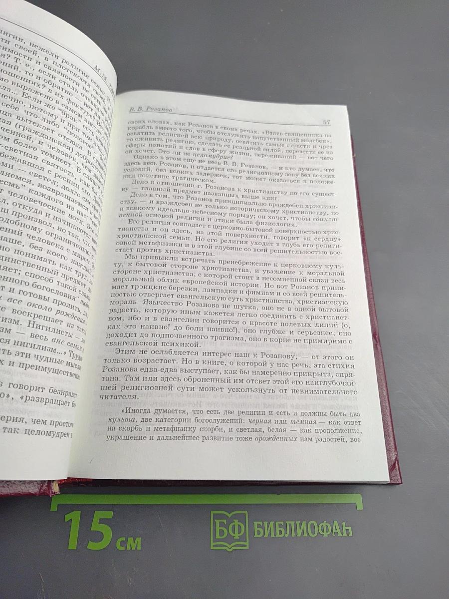 В. В. Розанов: Pro et Contra. Личность и творчество Василия Розанова в оценке русских мыслителей и исследователей. Антология. Книга II