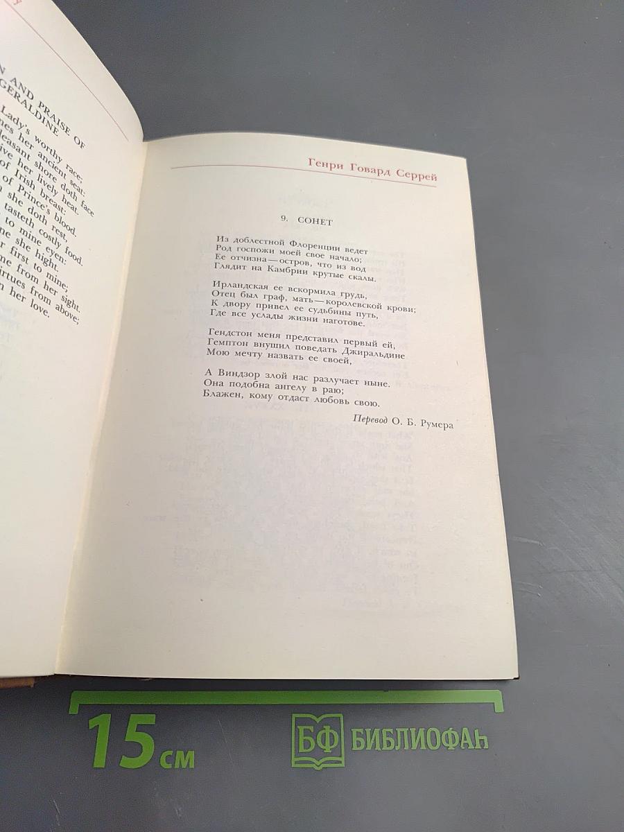 Английская поэзия в русских переводах XIV-XIX века