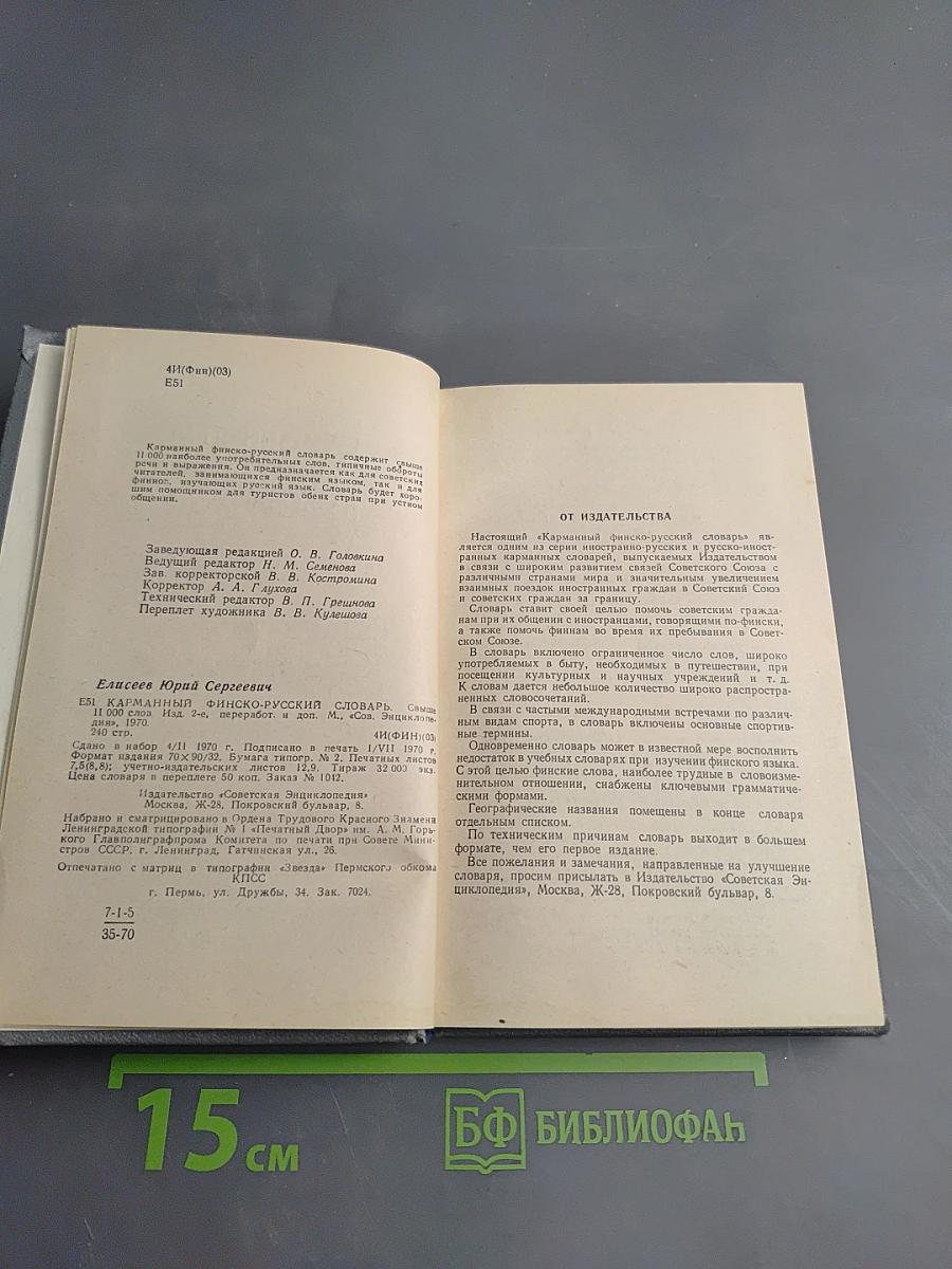 Карманный финско-русский словарь