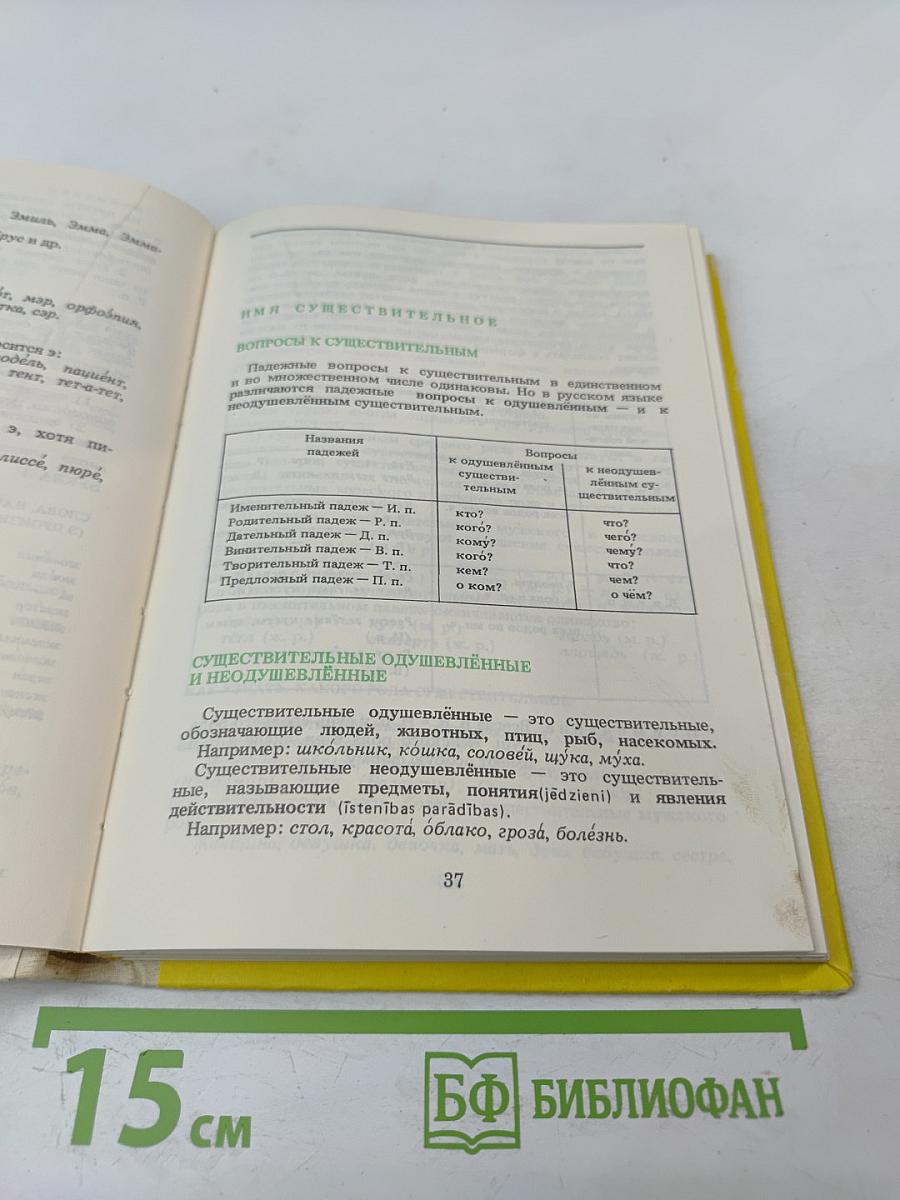 Грамматика русского языка: краткий справочник для 5-9 классов