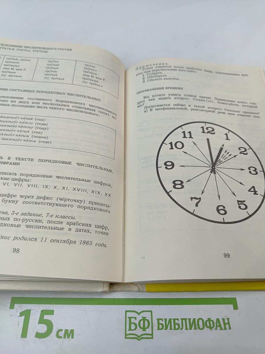 Грамматика русского языка: краткий справочник для 5-9 классов
