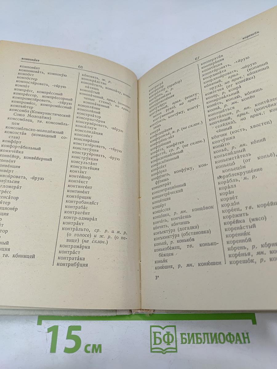 Орфографический словарь для учащихся средней школы
