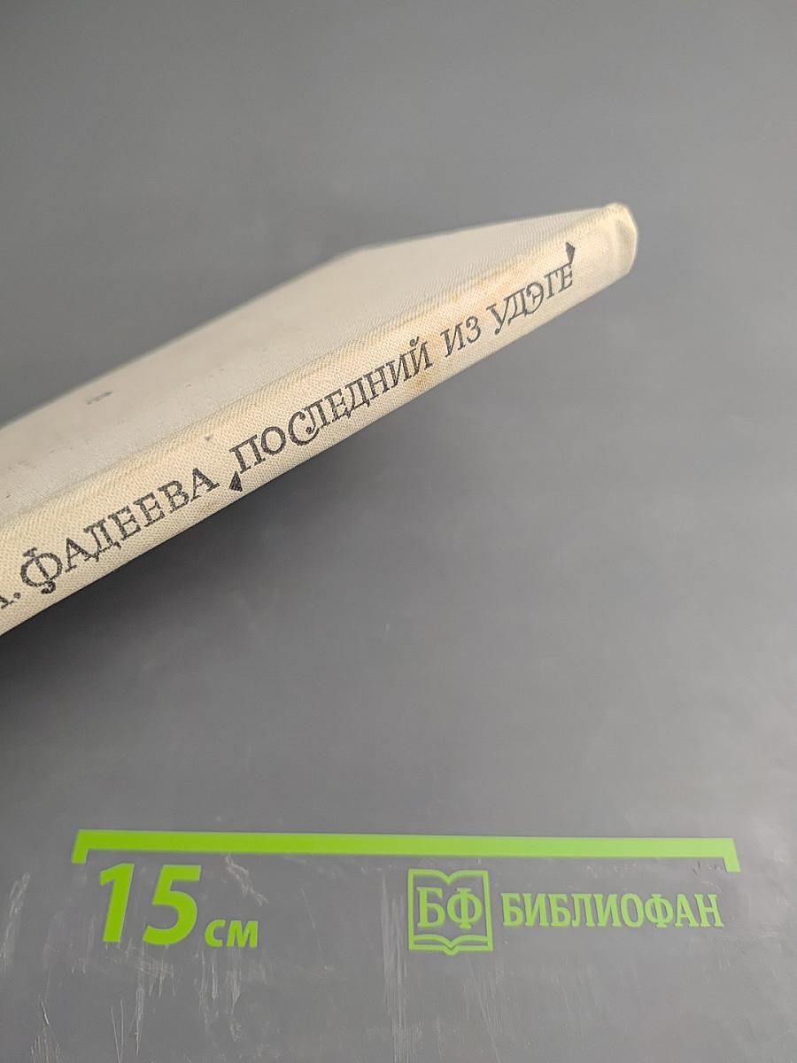 О романе А. Фадеева "Последний из Удэге"