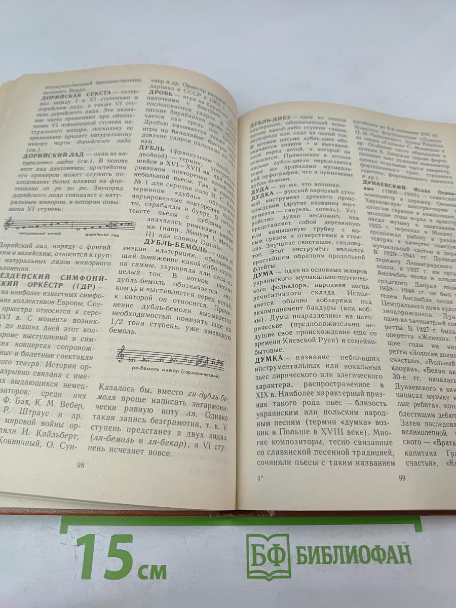 Краткий музыкальный словарь для учащихся