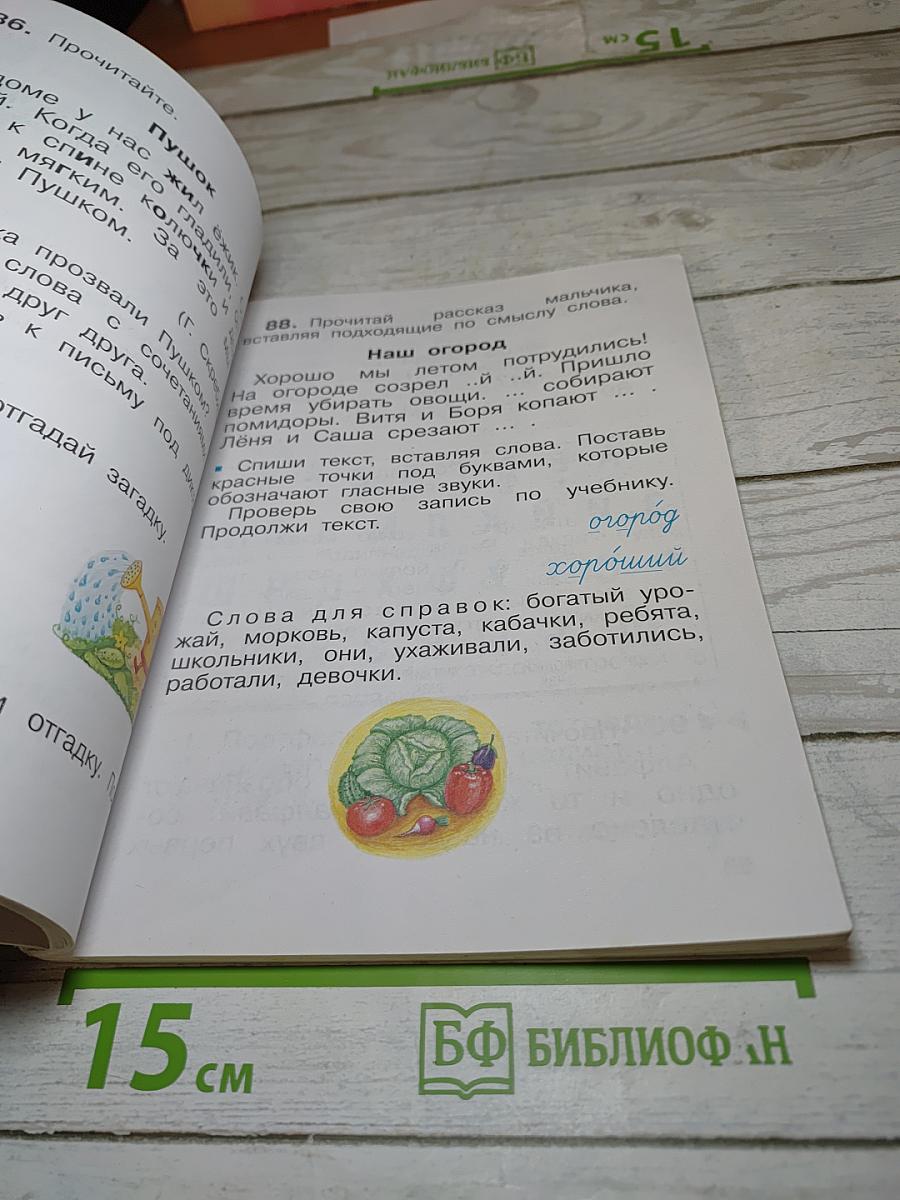 Русский язык. Учебник для 2 класса. Часть первая.