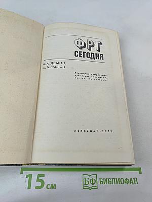 ФРГ Сегодня: Некоторые актуальные проблемы экономики, политики и культуры