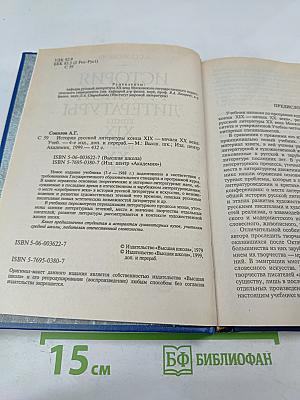 История русской литературы конца XIX - начала XX века