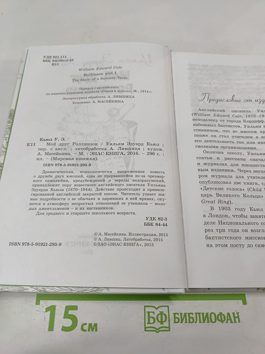 Мой друг Роллинзон