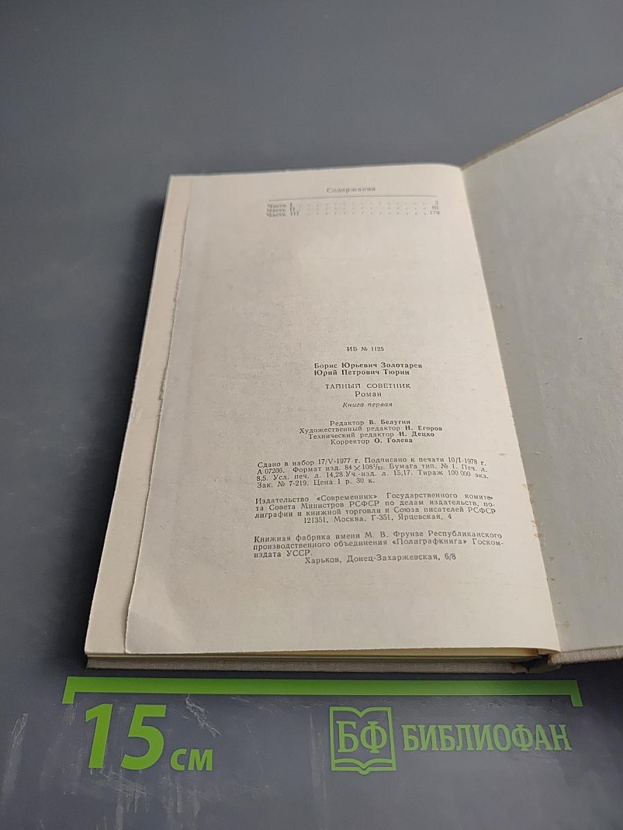 Тайный советник. Книга первая