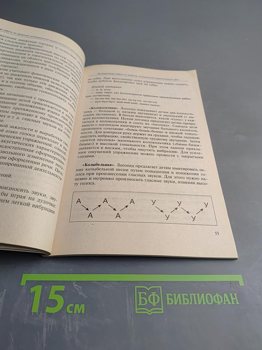 Логопедическая работа по развитию интонационной выразительности речи дошкольников с речевыми нарушениями