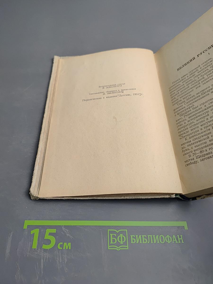 М.Е. Салтыков-Щедрин. Рассказы, очерки, сказки