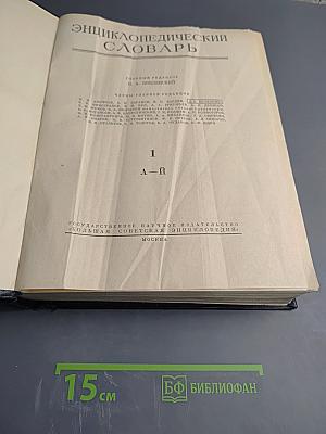 Энциклопедический словарь. Том 1: А-Й