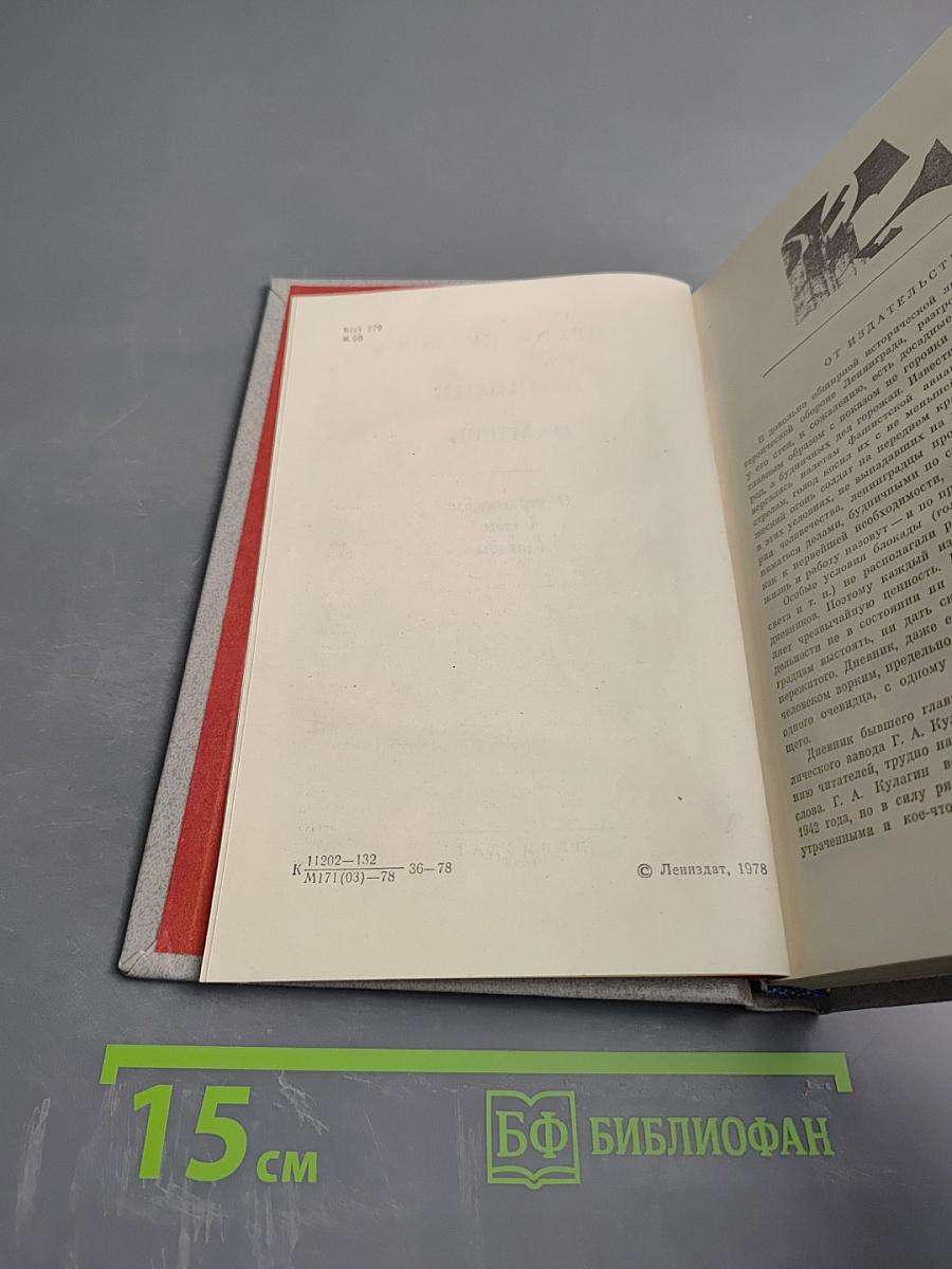 Дневник и память. О пережитом в годы блокады