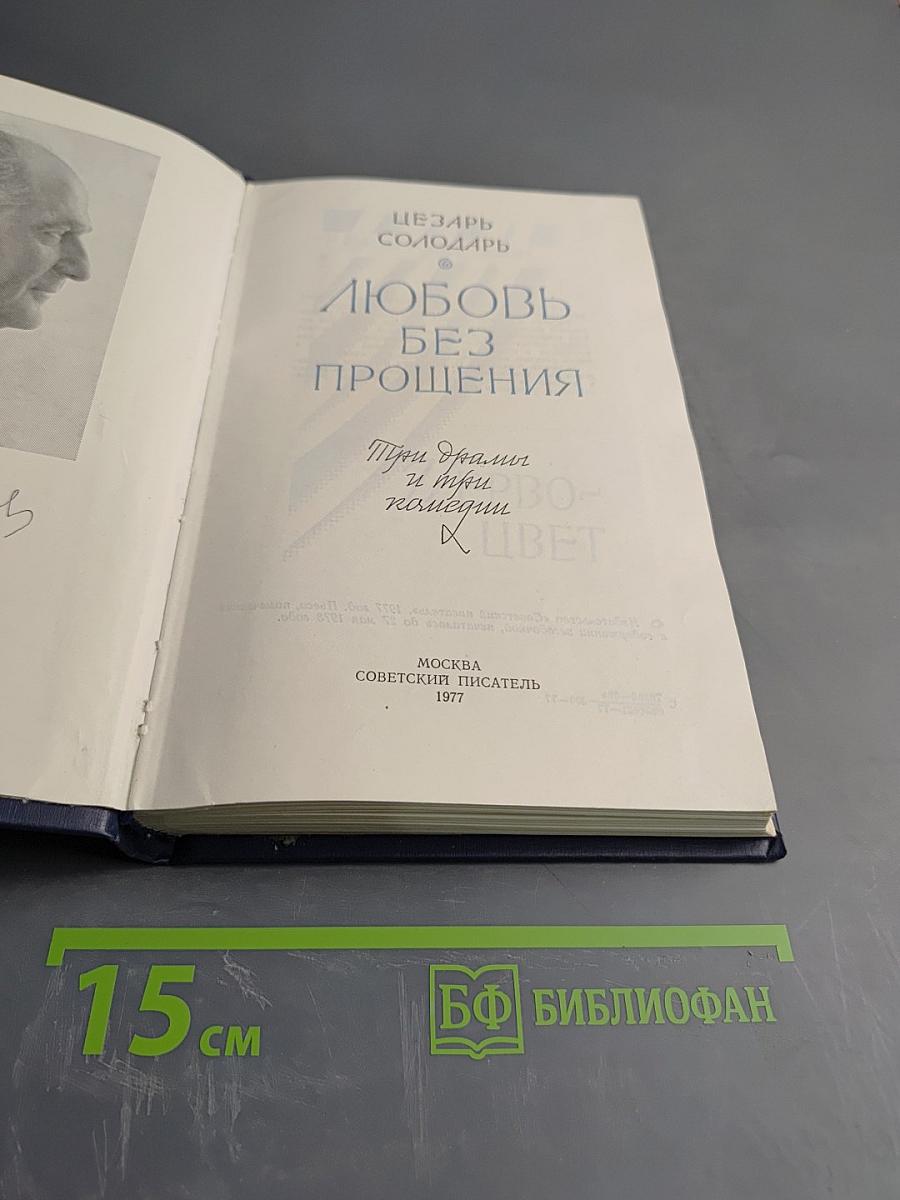 Любовь без прощения