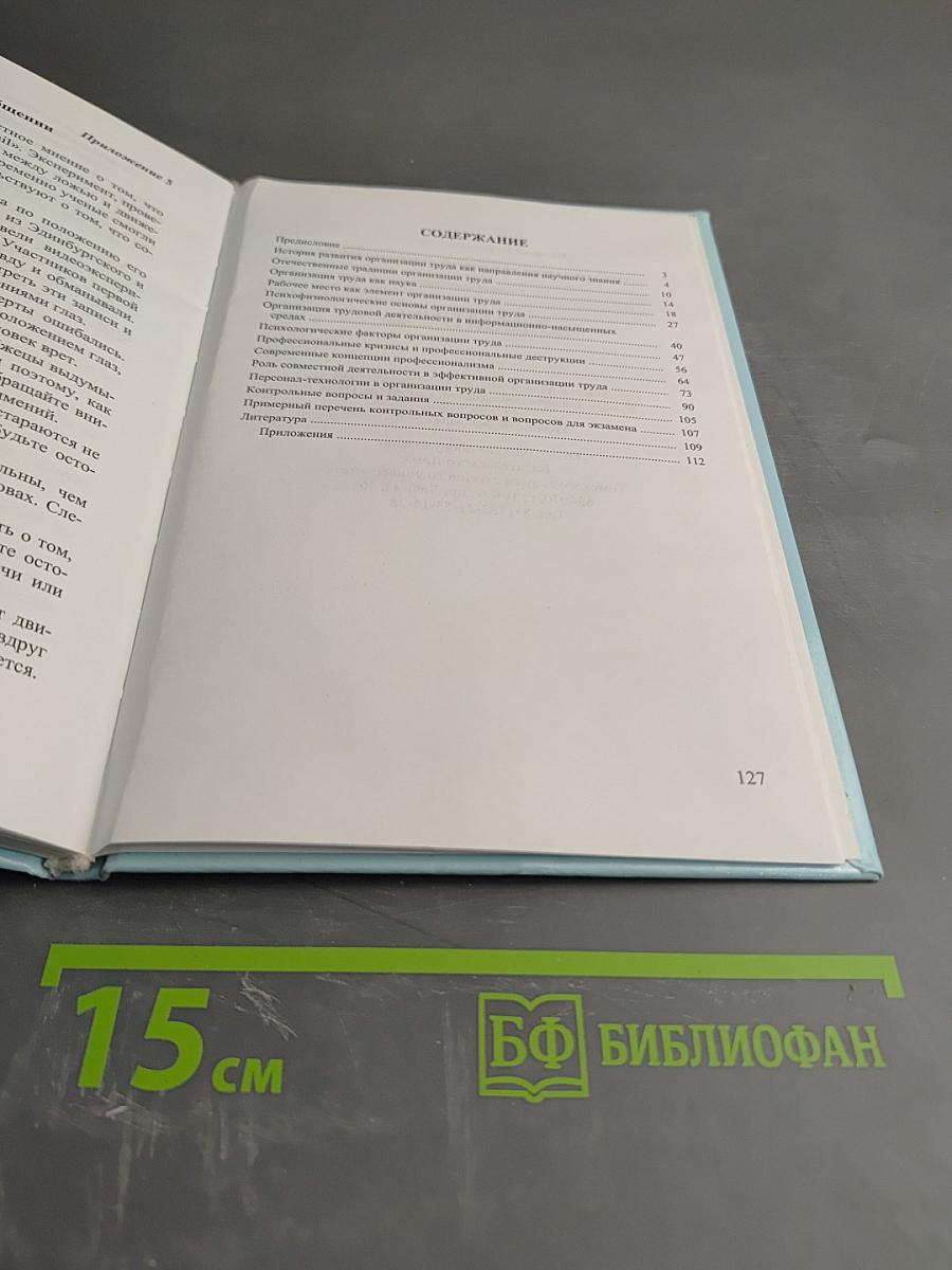 Организация трудовой деятельности. Учебное пособие
