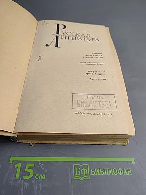Русская литература. Учебник для 9 класса средней школы