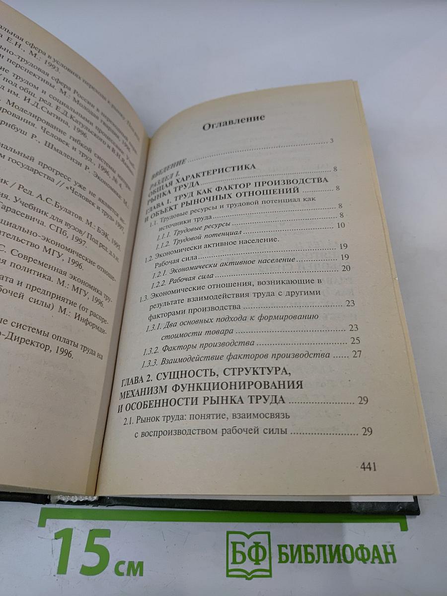 Рынок труда. Учебник