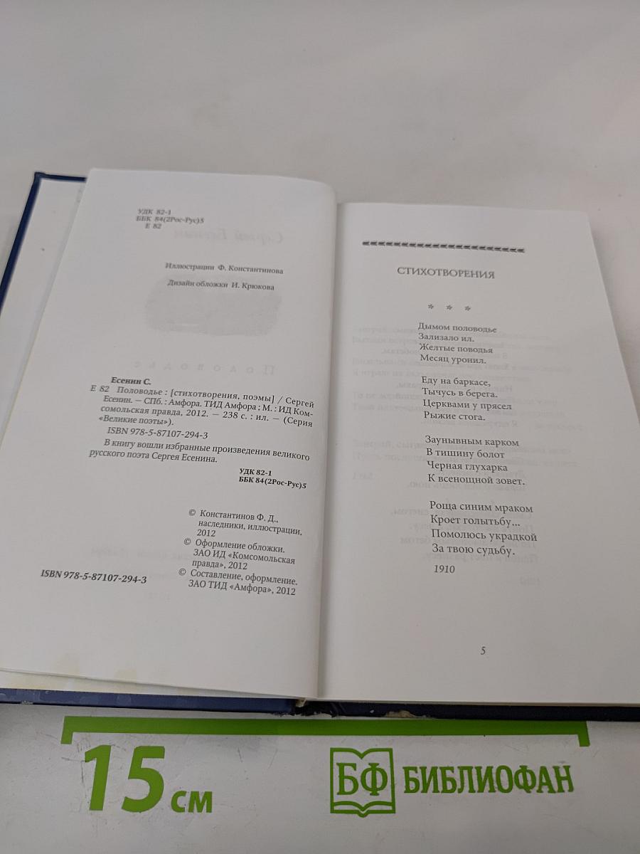 Половодье. Избранные стихотворения