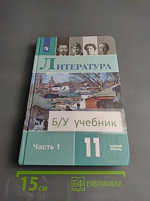 Литература 11 класс Часть 1