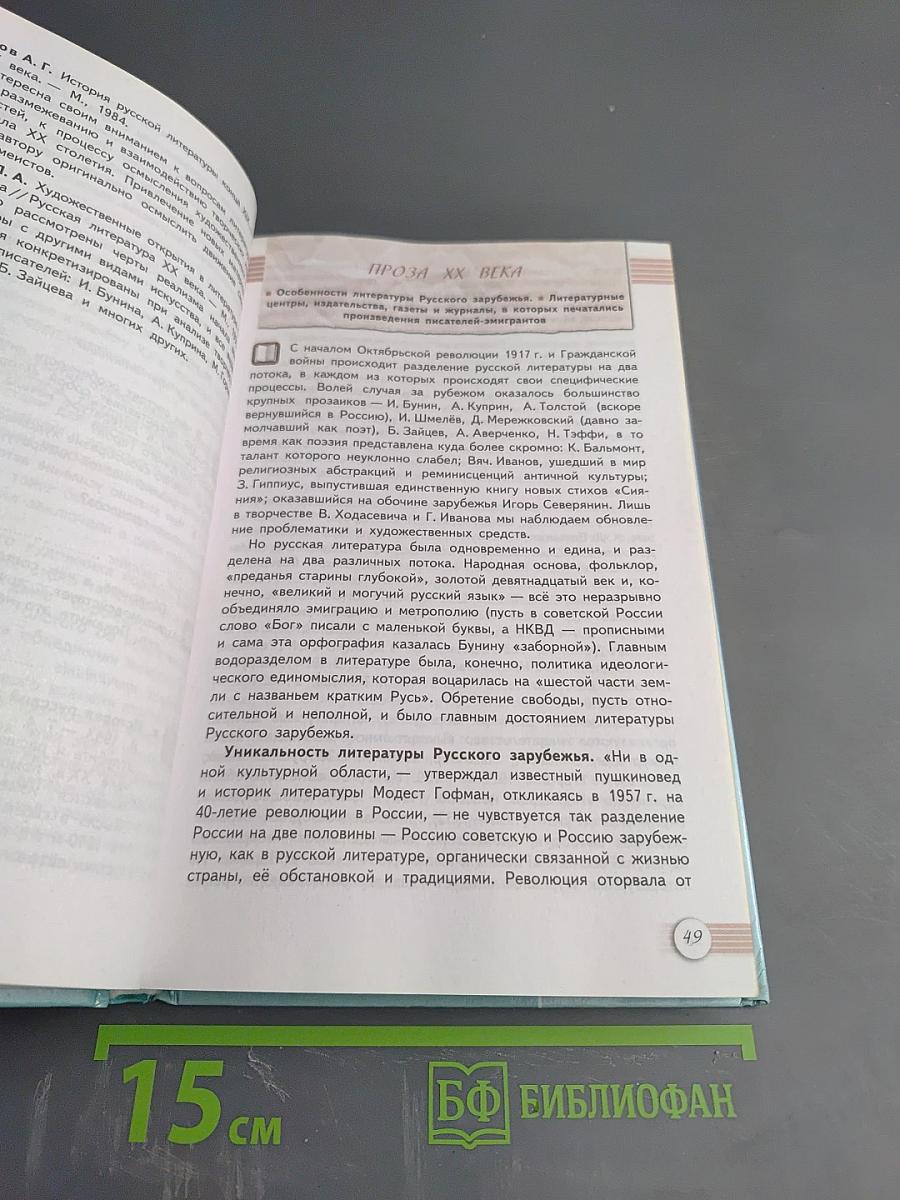 Литература 11 класс Часть 1