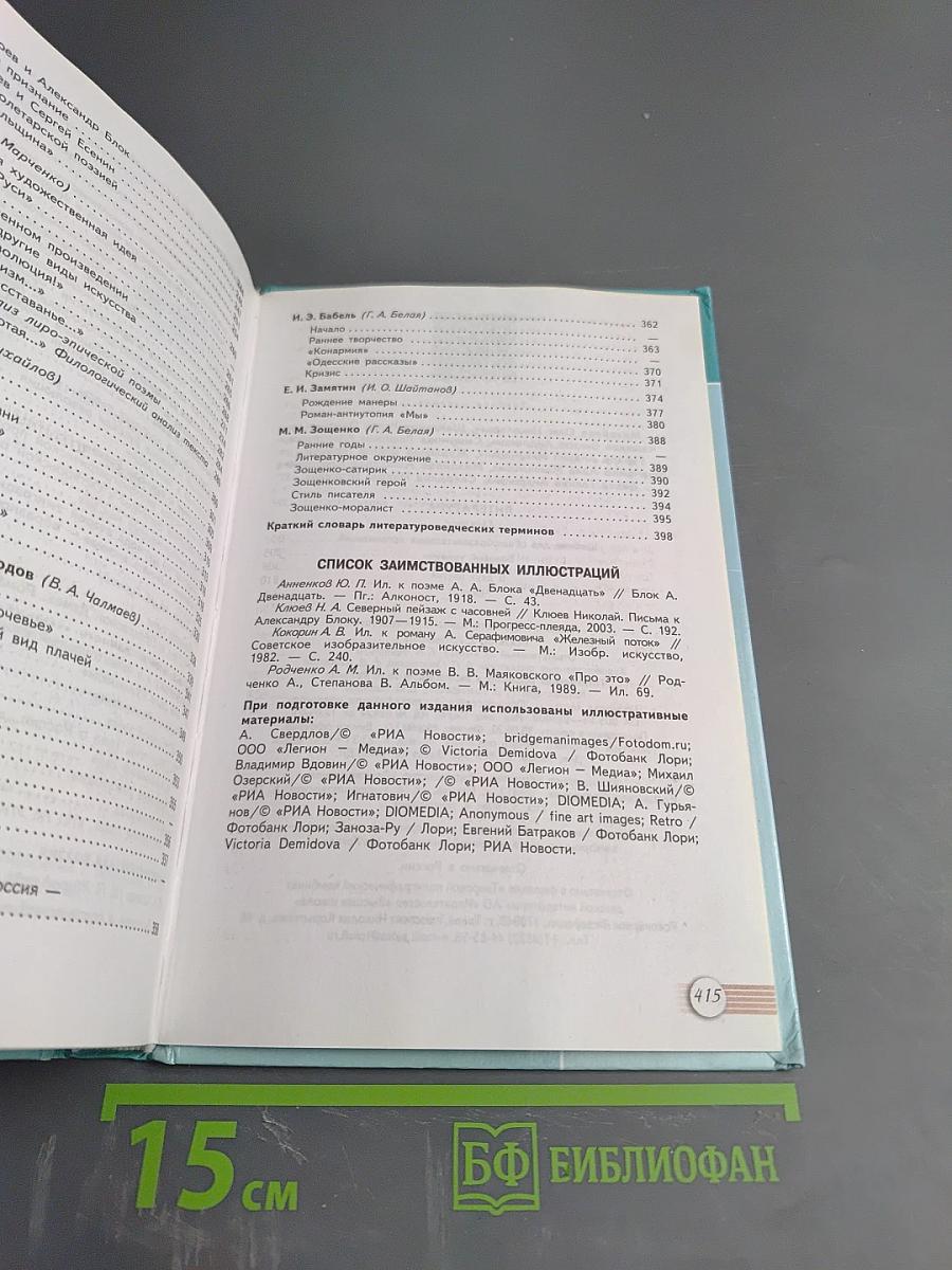 Литература 11 класс Часть 1