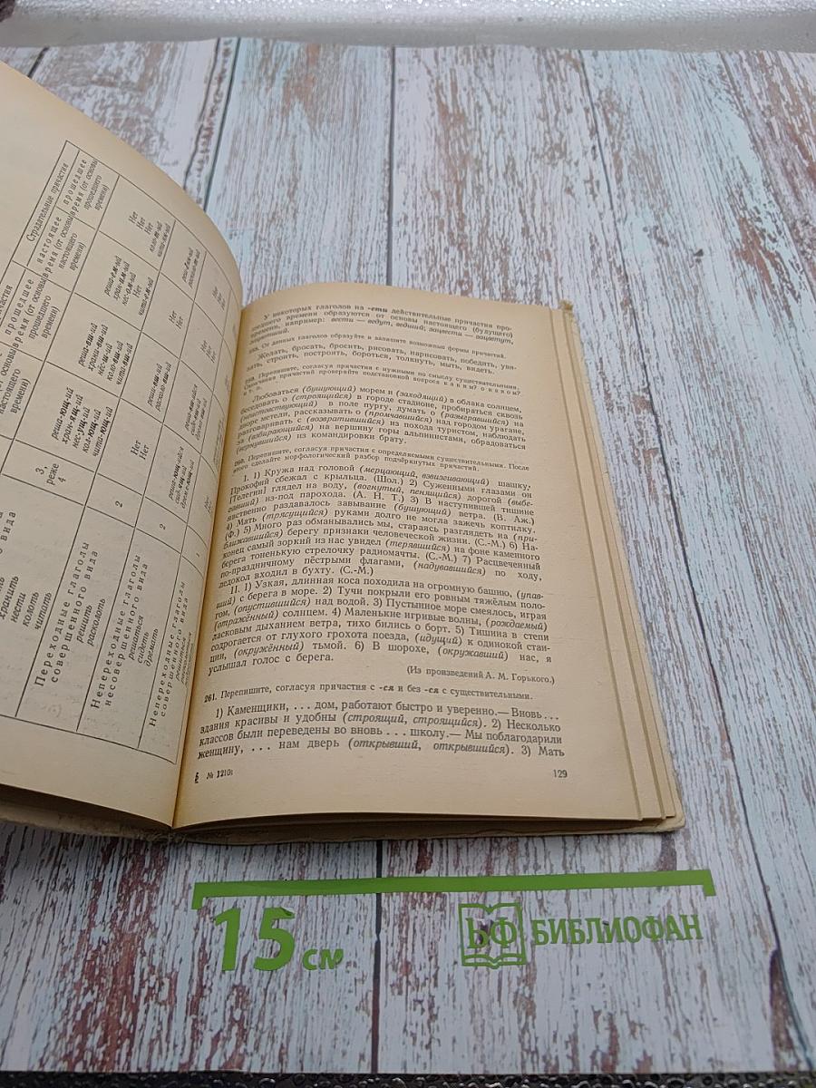 Пособие для занятий по русскому языку в старших классах средней школы